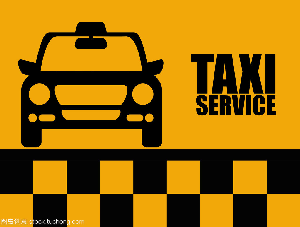 汽车出租图标 公共交通设计中的平面风格探索